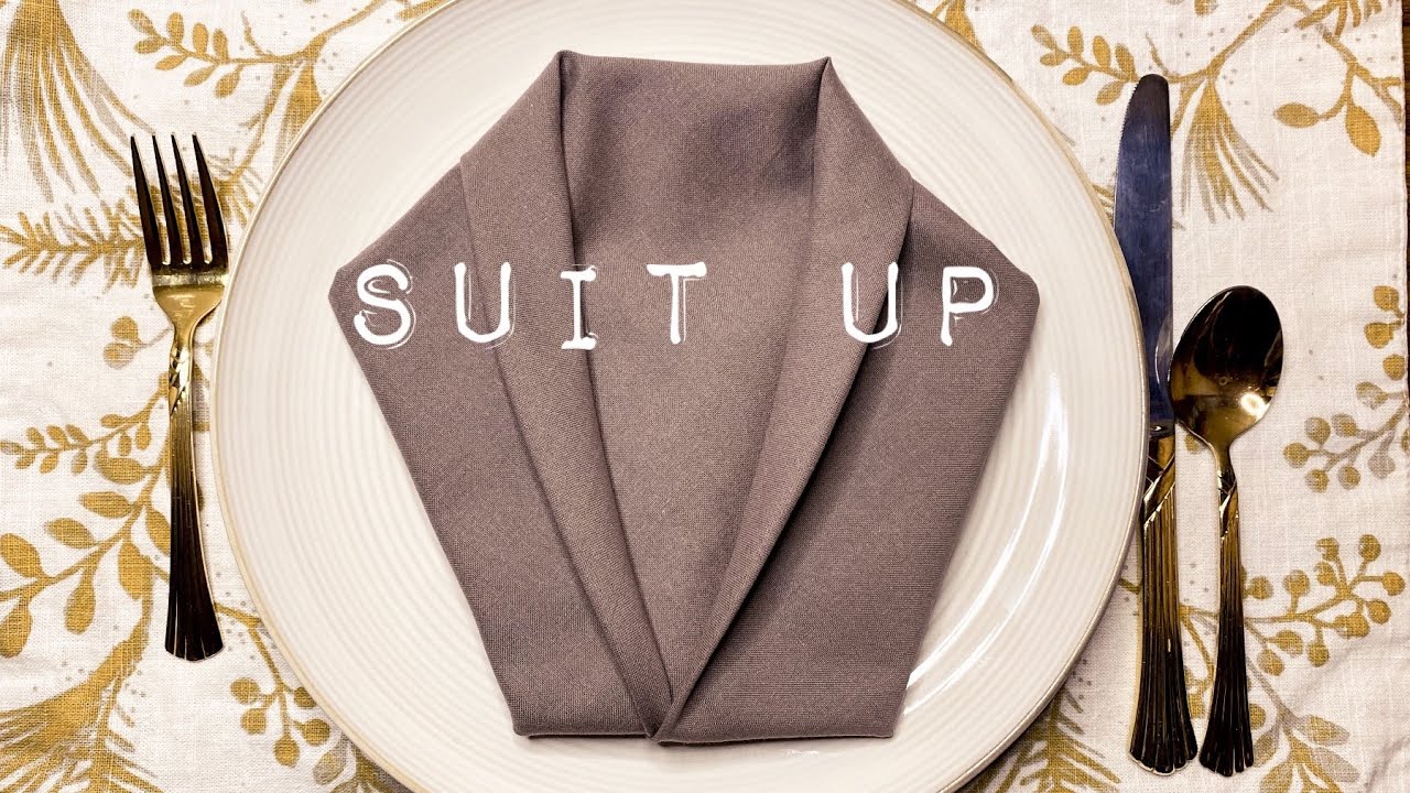 Suit Coat Napkin Fold