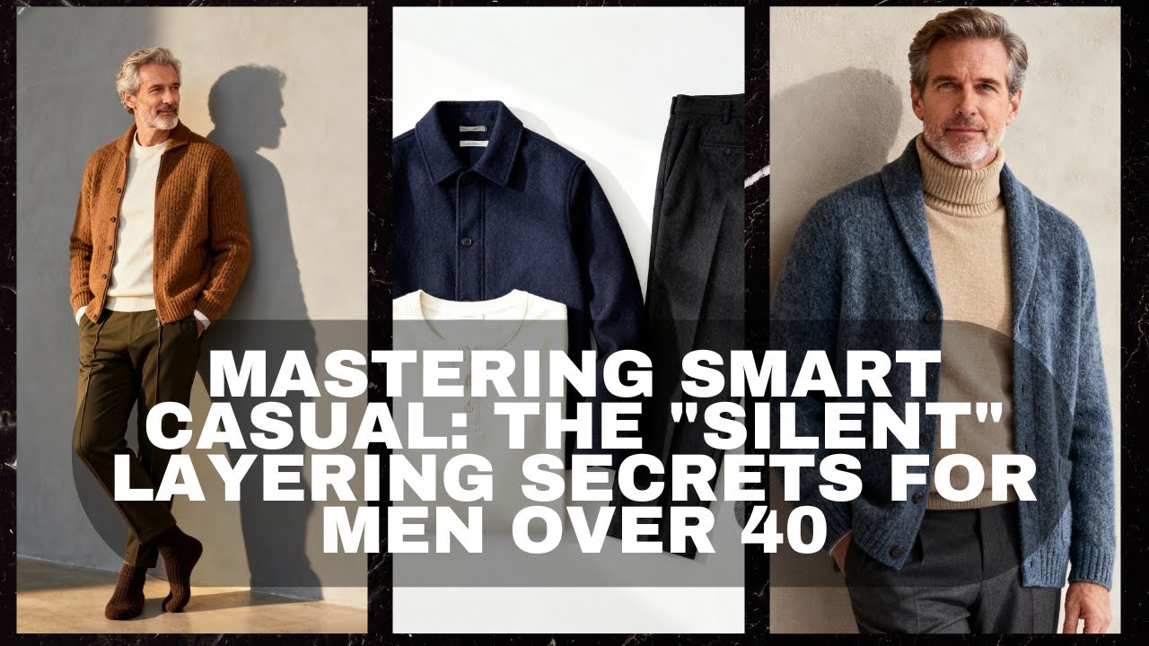 Mastering Smart Casual: The "Silent" Layering Secrets for Men Over 40