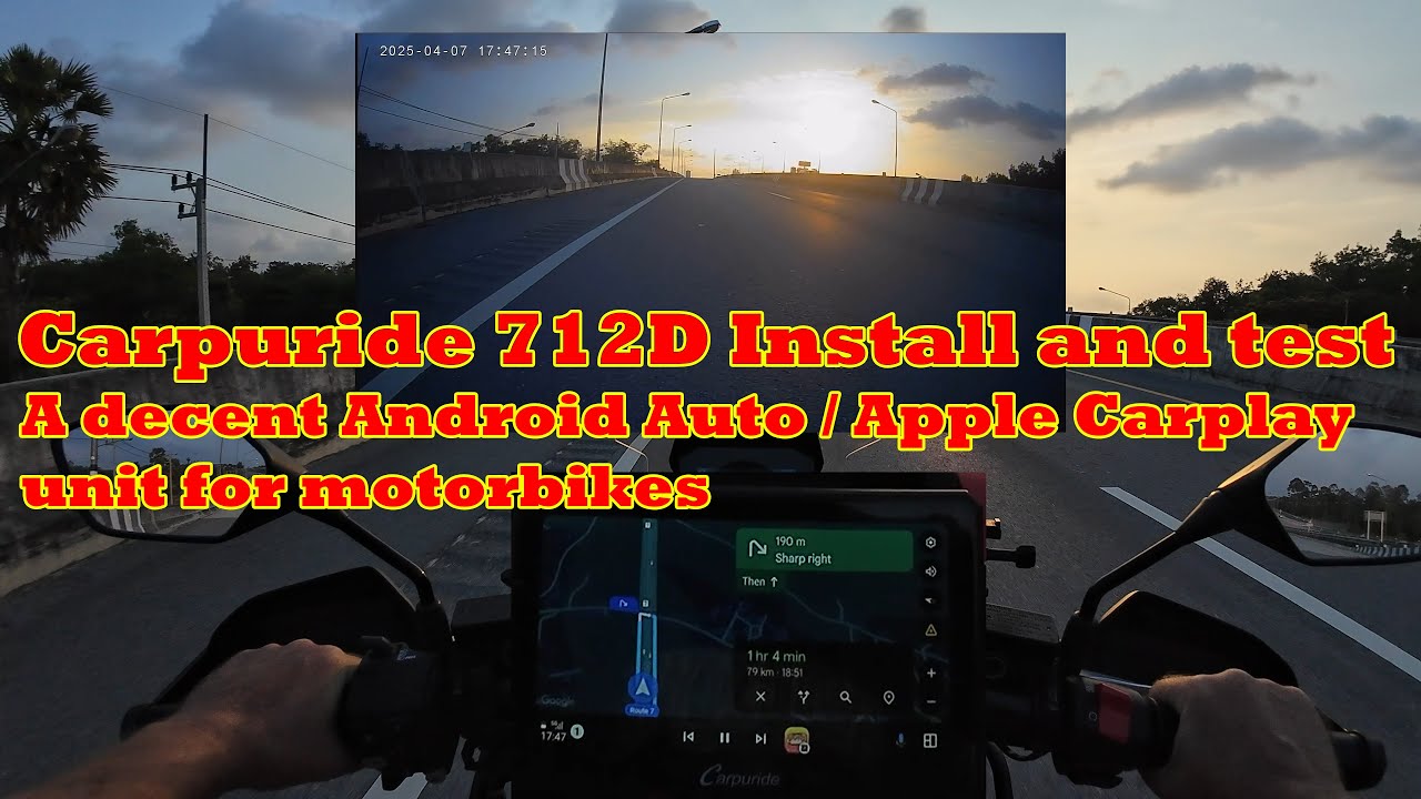 Carpuride 712D. Honda ADV 350 Install and review. Android Auto / Carplay. Perfect for touring.