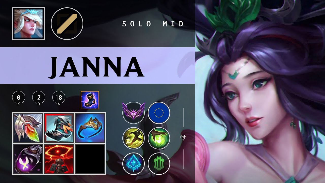 Janna Mid vs Zoe - EUW Master Patch 26.01