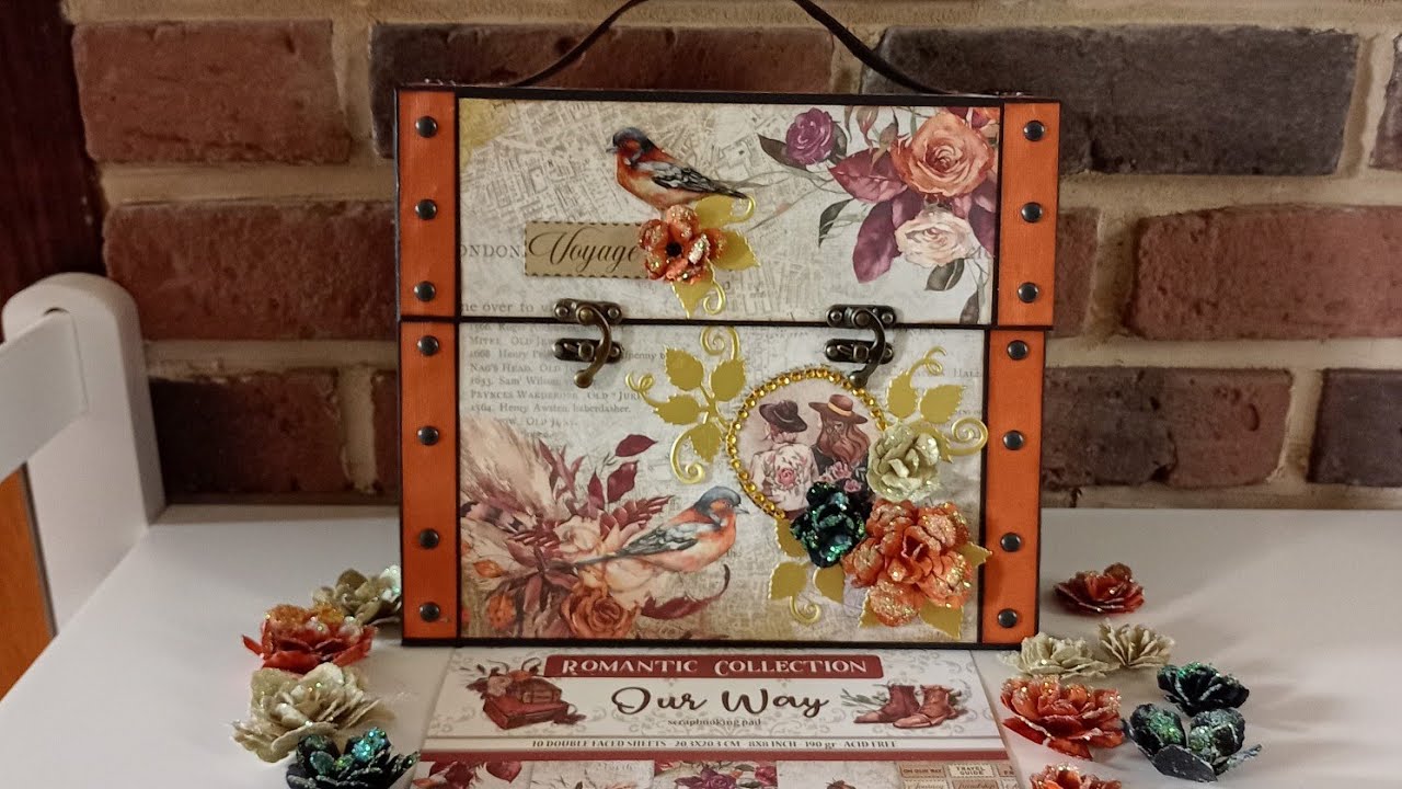 ALBUM SCRAPBOOKING VALISE SUITCASE 💼 {Présentation finale} 