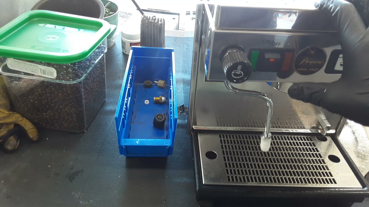New water tank , New vacumm release valve and Tune-up - Pasquini livia 90 - 4077 test
