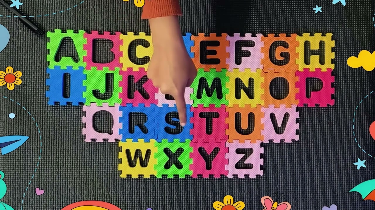 Easy learn the ABC with colorful puzzle pieces | ABC Puzzle | Puzzle Activity for Preschool