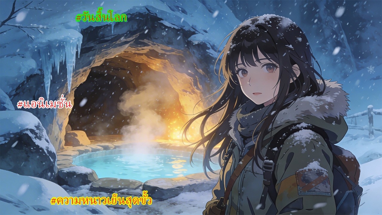 วันสิ้นโลกน้ำแข็งมาเยือน แต่ฉันกลับพบถ้ำบ่อน้ำพุร้อนเพื่อเอาชีวิตรอด!