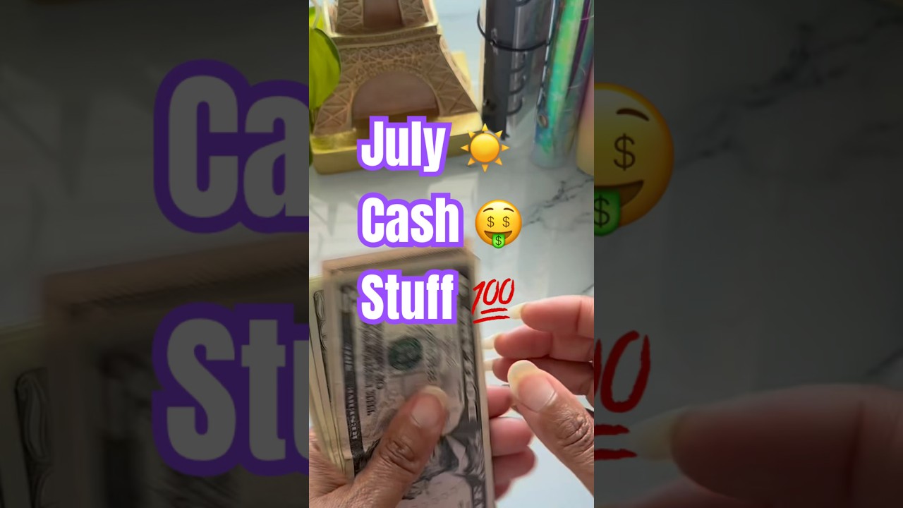 July Cash Binder $215 #cashbinder  #money #budgets