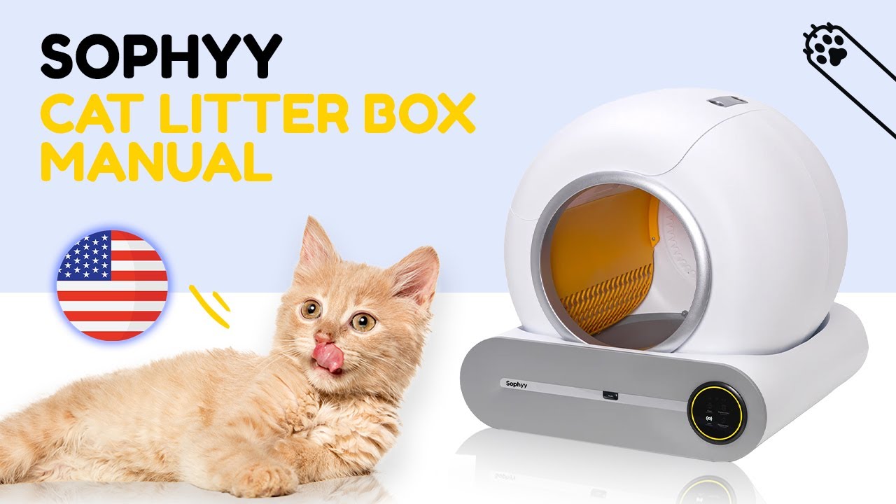 [EN] User guide Automatic self clenning Cat litter box Sophyy