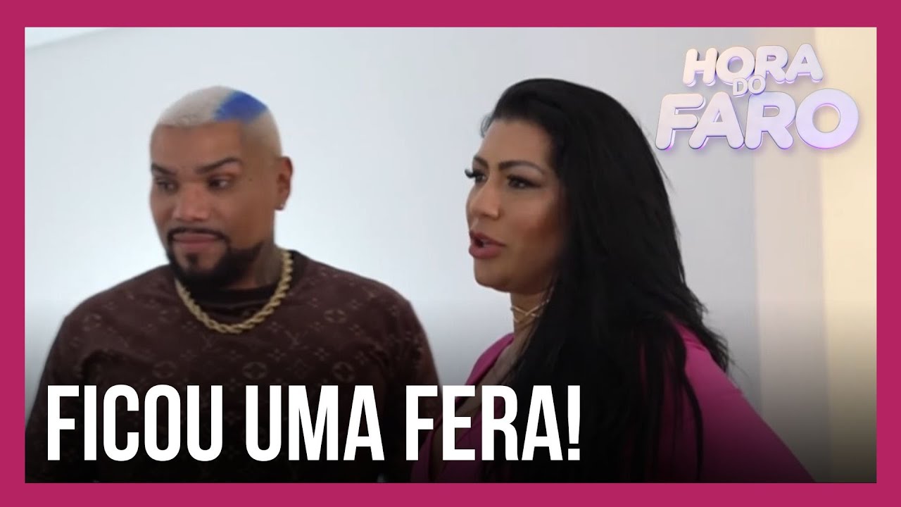 Moranguinho tem crise de ciúmes ao cair em pegadinha do Naldo no Delivery do Faro