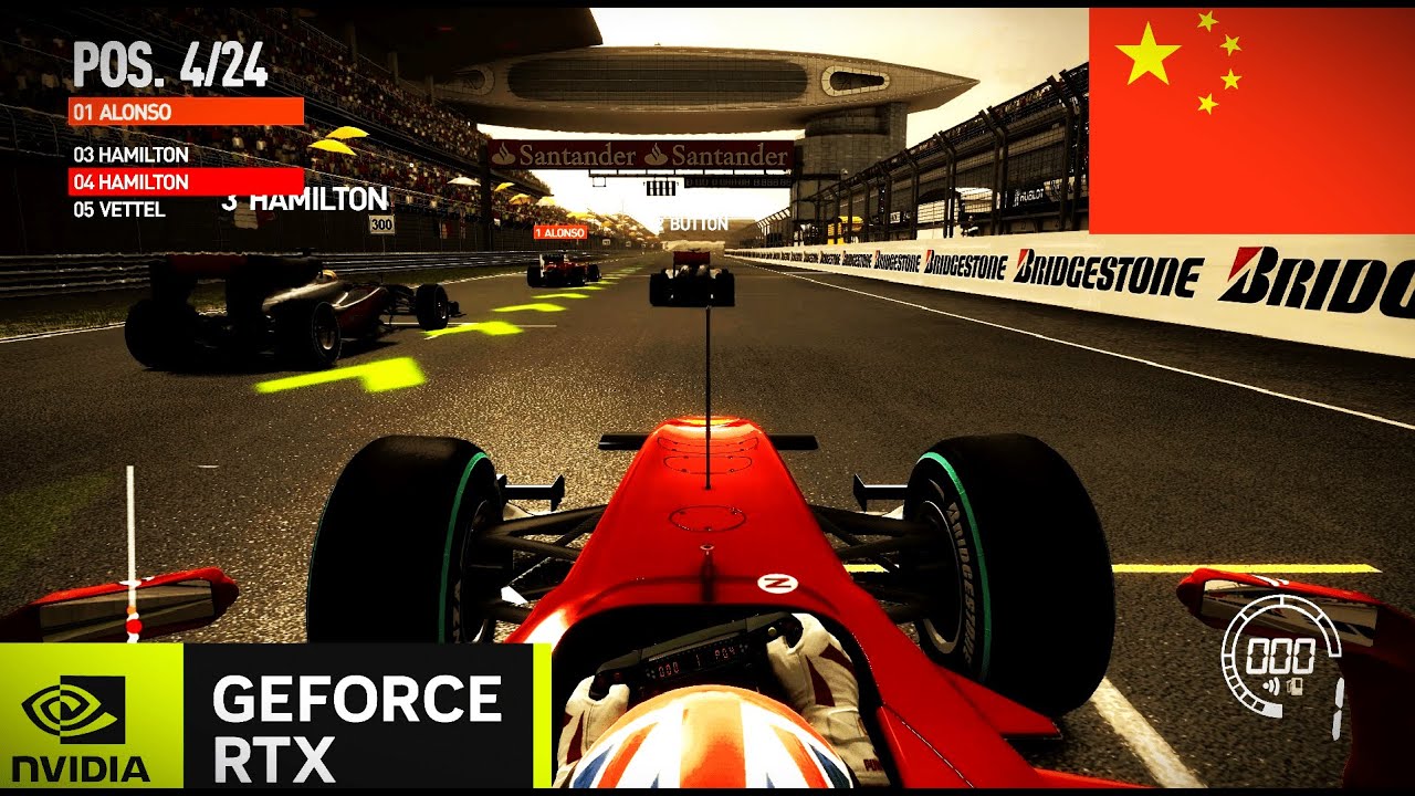 F1 2010 - Lewis Hamilton Ferrari Career Mode Part 4 - (CHINA) | Legendary Difficulty