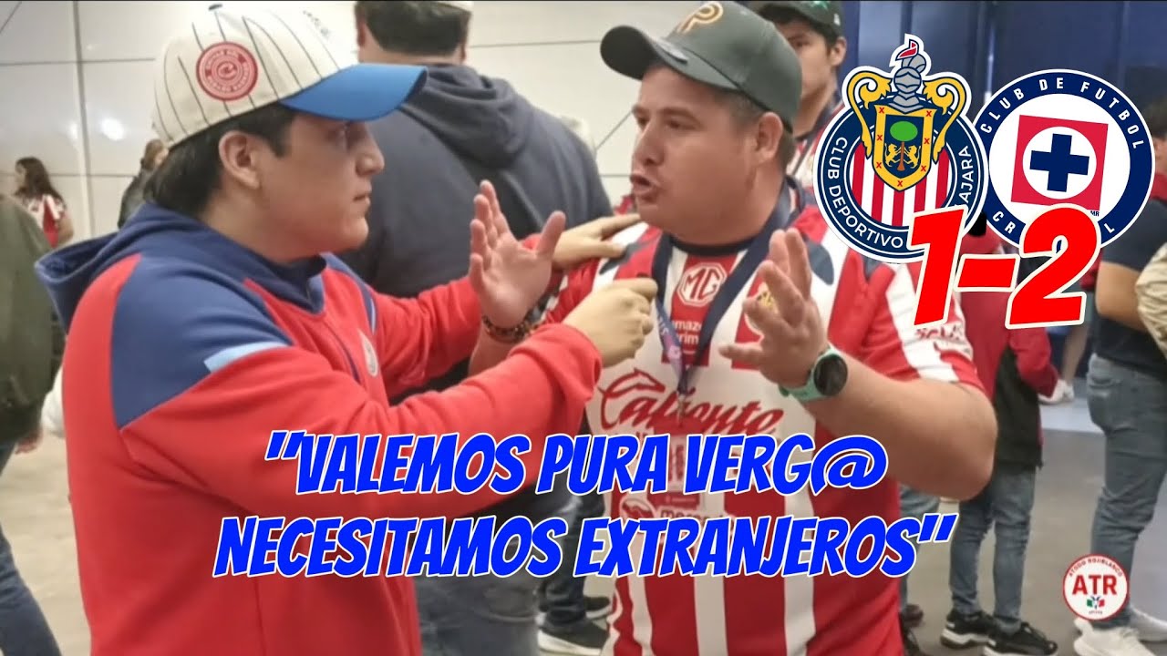 🗣️REACCION CON LA AFICION⚪🔴|CHIVAS VS CRUZ AZUL|NO GANAMOS NI A PALO 