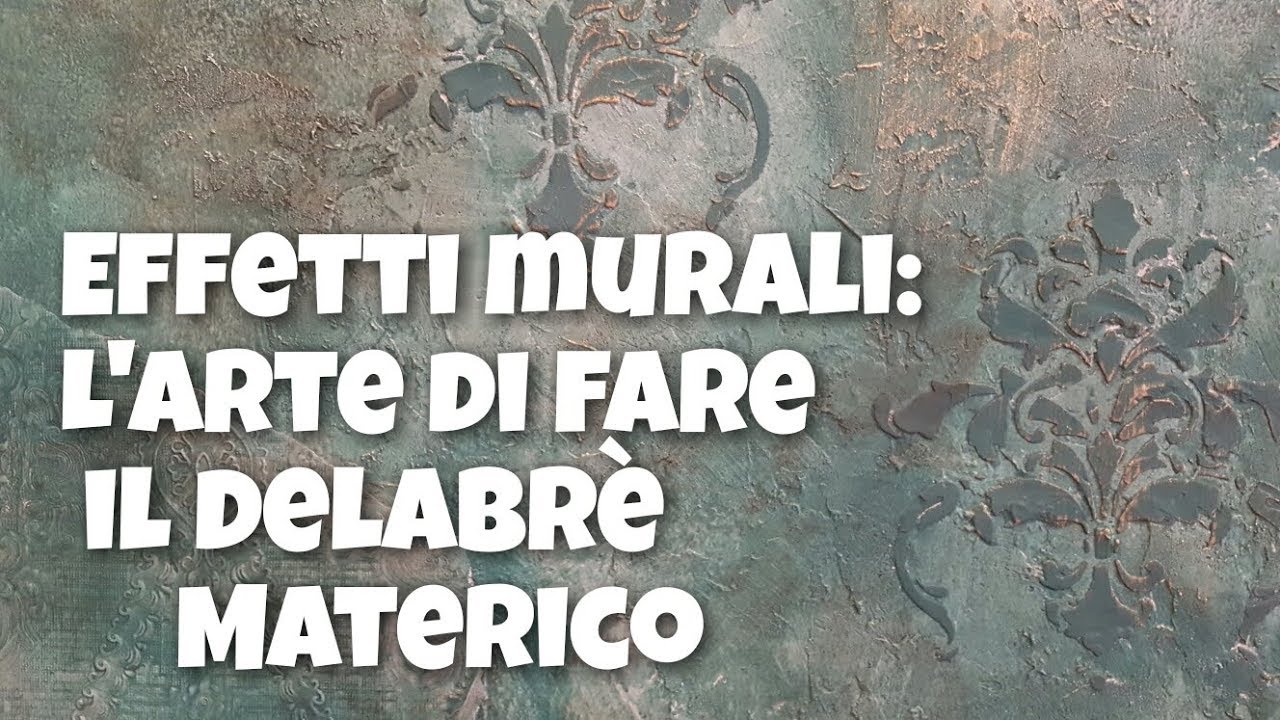 Effetti murali: l'arte del delabrè materico