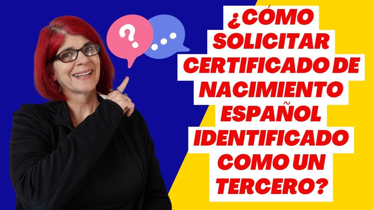 Certificado Español solicitado por un tercero vía online