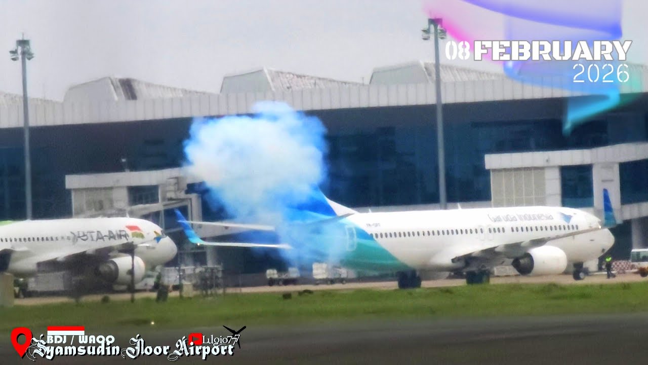 Planespotting Syamsudin Noor Airport Banjarmasin BDJ/WAOO 8 February 2026 