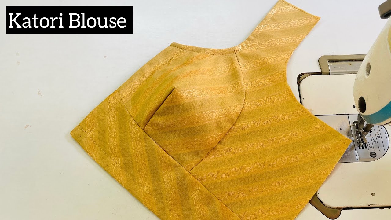 Katori Blouse Cutting and Stitching | Katori Wale Blouse Ki Cutting | Katori Blouse Design