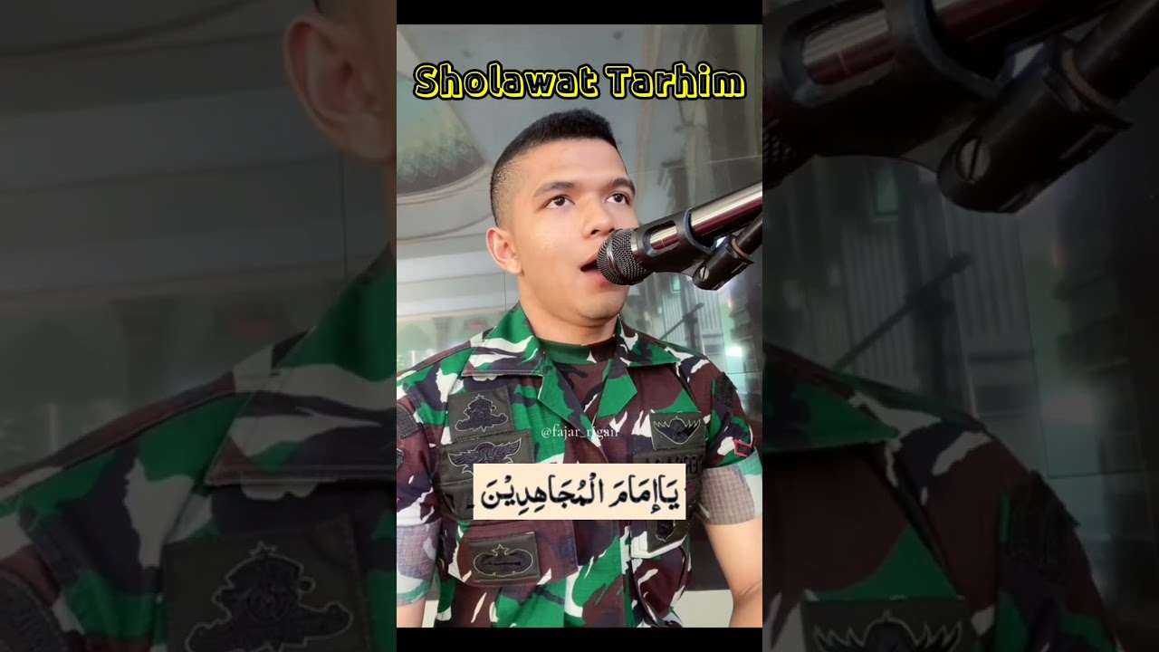 Suara TNI Viral Sholawat Tarhim Mejelang Subuh #Shorts #FajarRigail