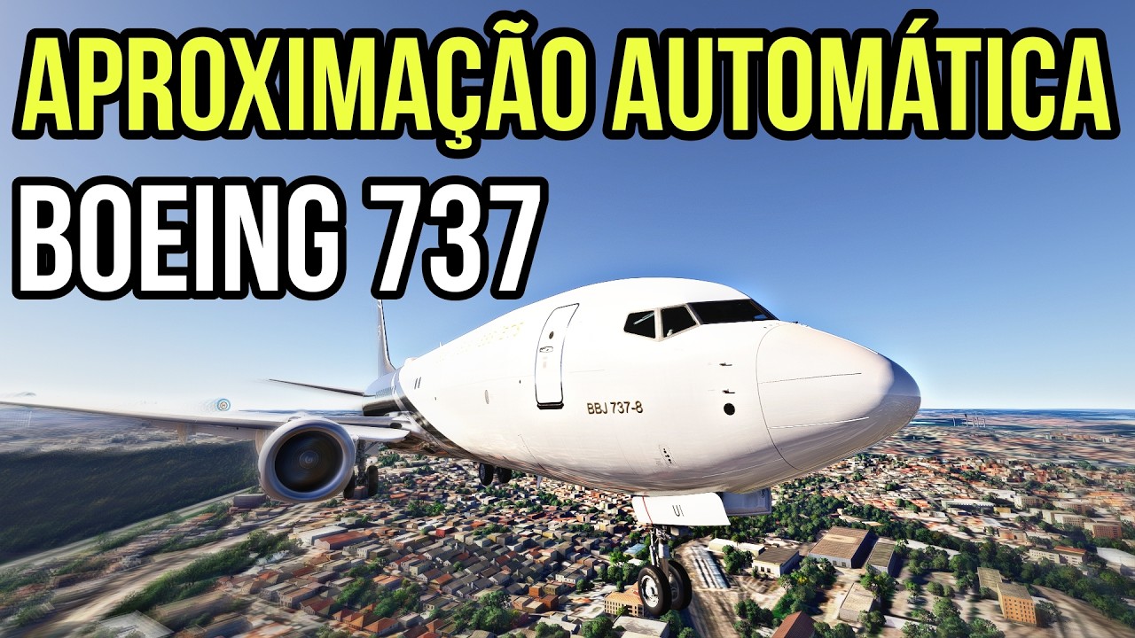 Como fazer APROXIMAÇÃO AUTOMÁTICA com o Boeing 737 | Flight simulator 2024