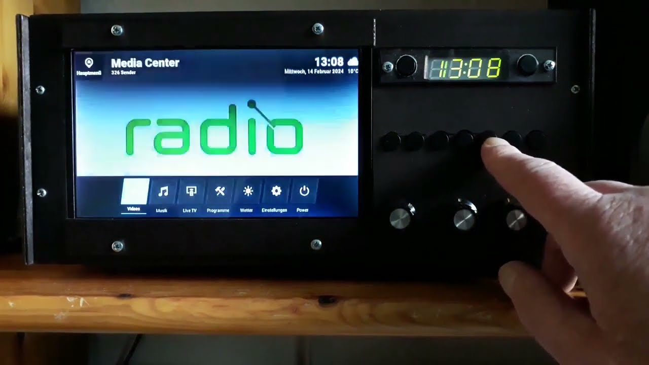 Internetradio with Raspberry Pi 4