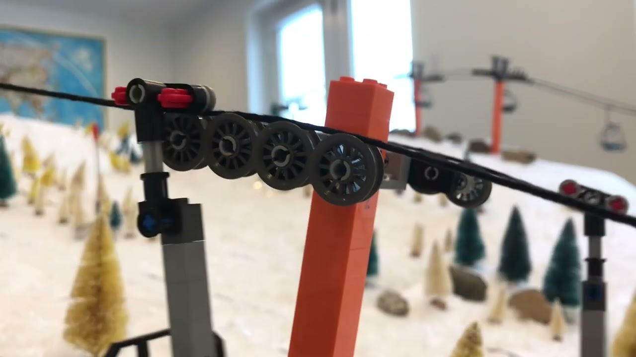 Lego ski lift: Aspen Double