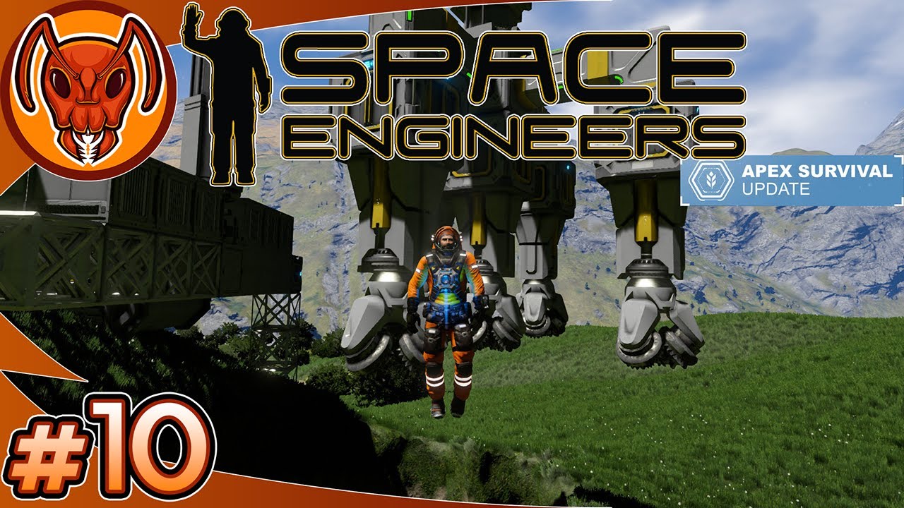 I Built A Drill (with extra clang...)! | Space Engineers: Apex Survival - Part 10