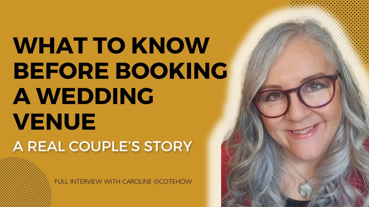 Get essential tips on choosing the perfect wedding venue from a real wedding couple.