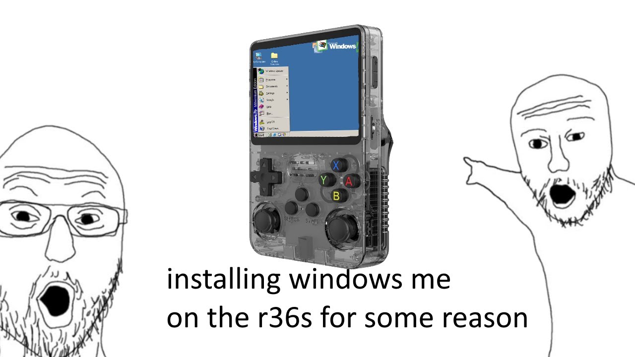 Installing Windows Me on the R36S