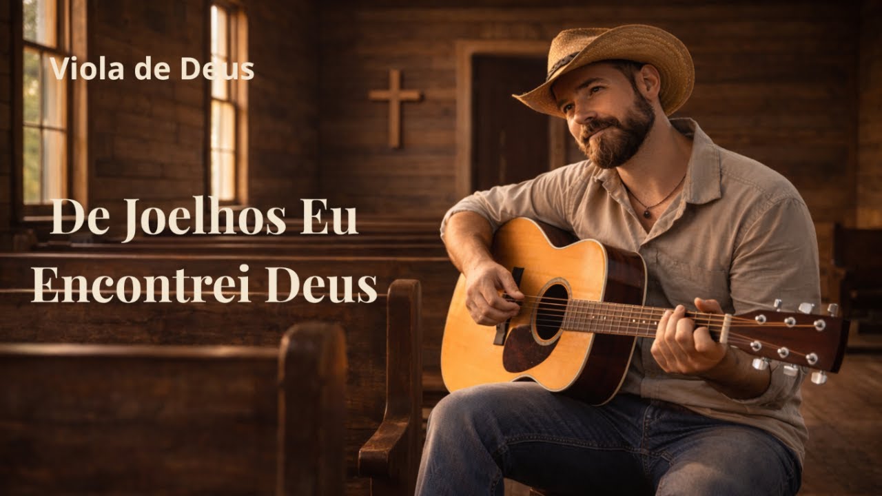 De Joelhos Encontrei Deus | Moda de Viola Gospel | Viola de Deus