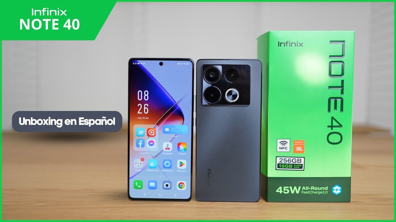 Infinix Note 40 Unboxing en Español