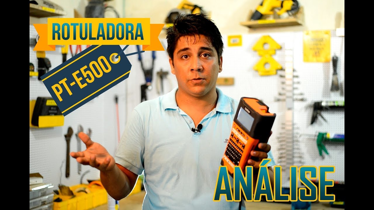 ANÁLISE ROTULADORA BROTHER PT-E500! BOA PRA CFTV?!