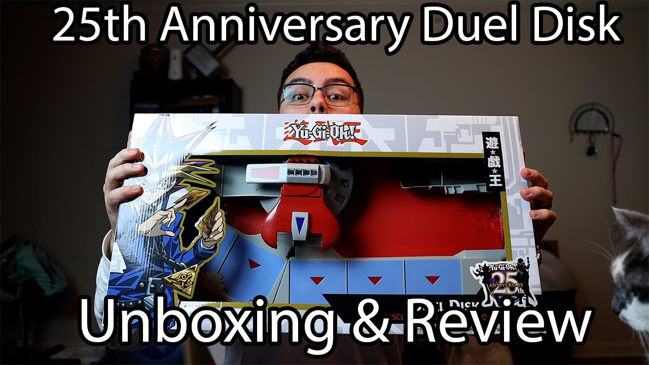 YuGiOh 25TH Anniversary Duel Disk Unboxing and Review