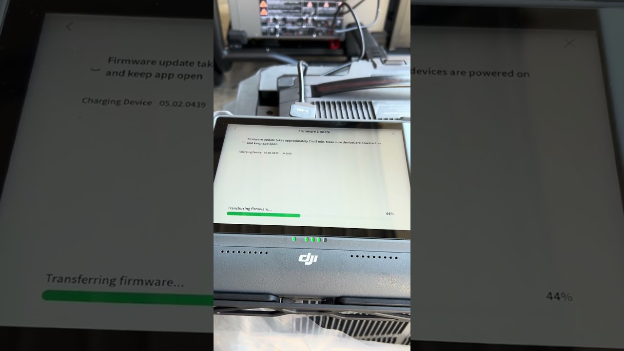 DJI 12000ie firmware update and activation.