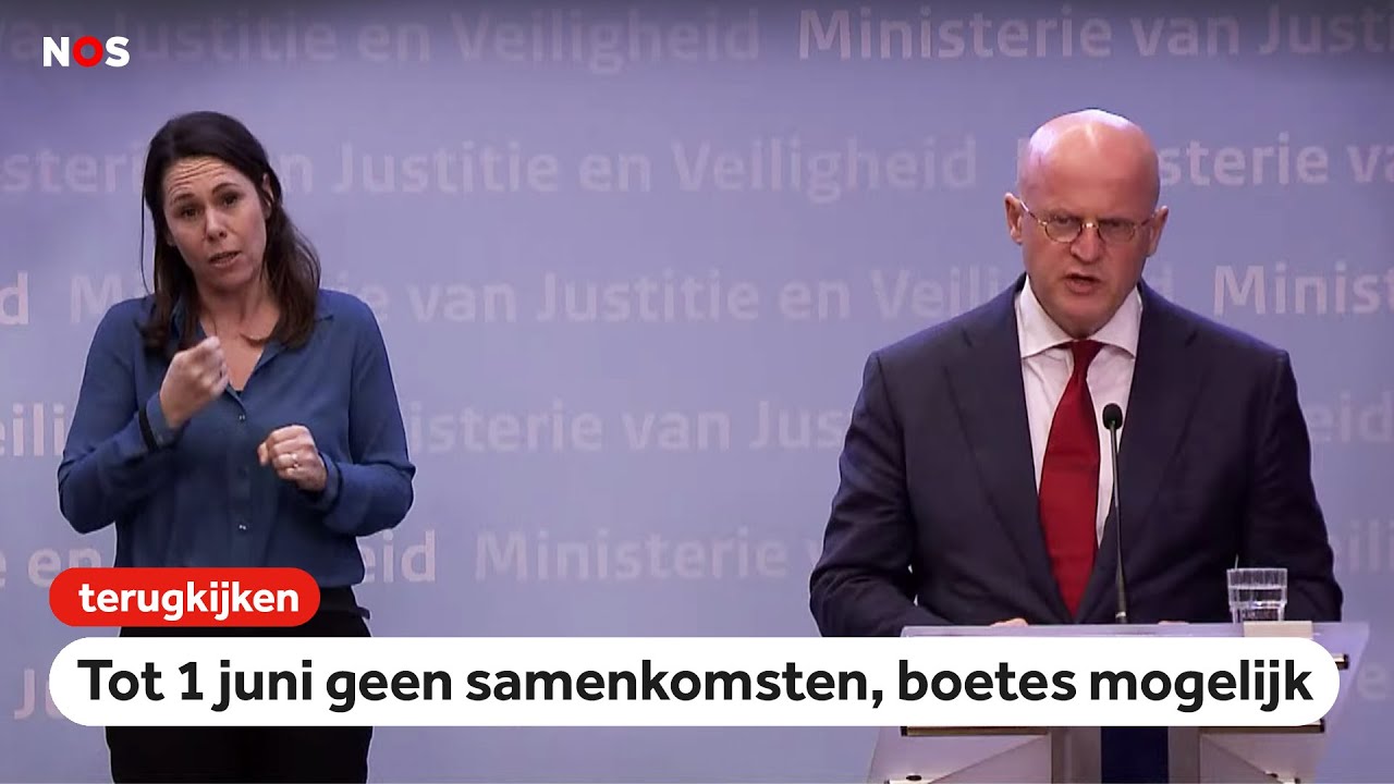 TERUGKIJKEN: Kabinet kondigt nieuwe maatregelen aan vanwege coronavirus