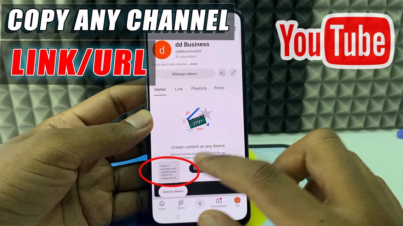 how to find youtube channel url on mobile (2025)
