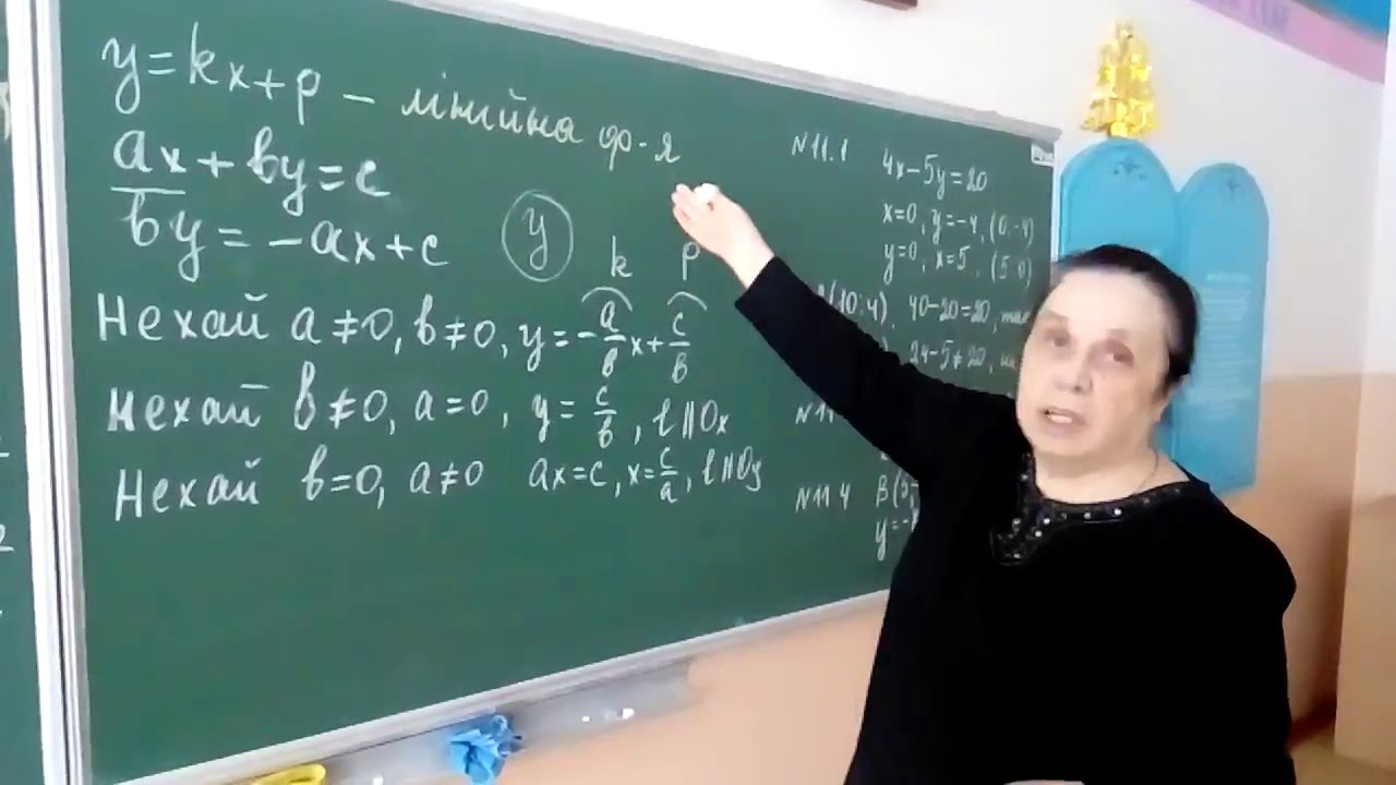 Загальне рівняння прямої