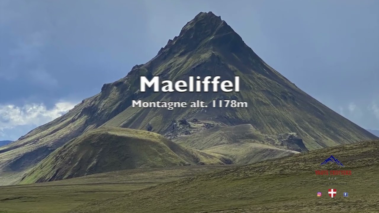 Glace et eau Islande haute terre