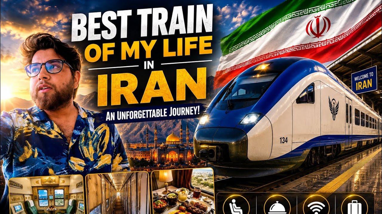 Best Train in my life | Mashhad to Qom| Pakistani visiting Iran| Ep 05 #iran #train #pakistan