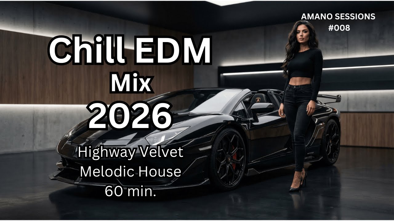 Highway Velvet │ She Drives a Lamborghini at Sunset │ Chill Melodic House 2026 │ Luxury Drive