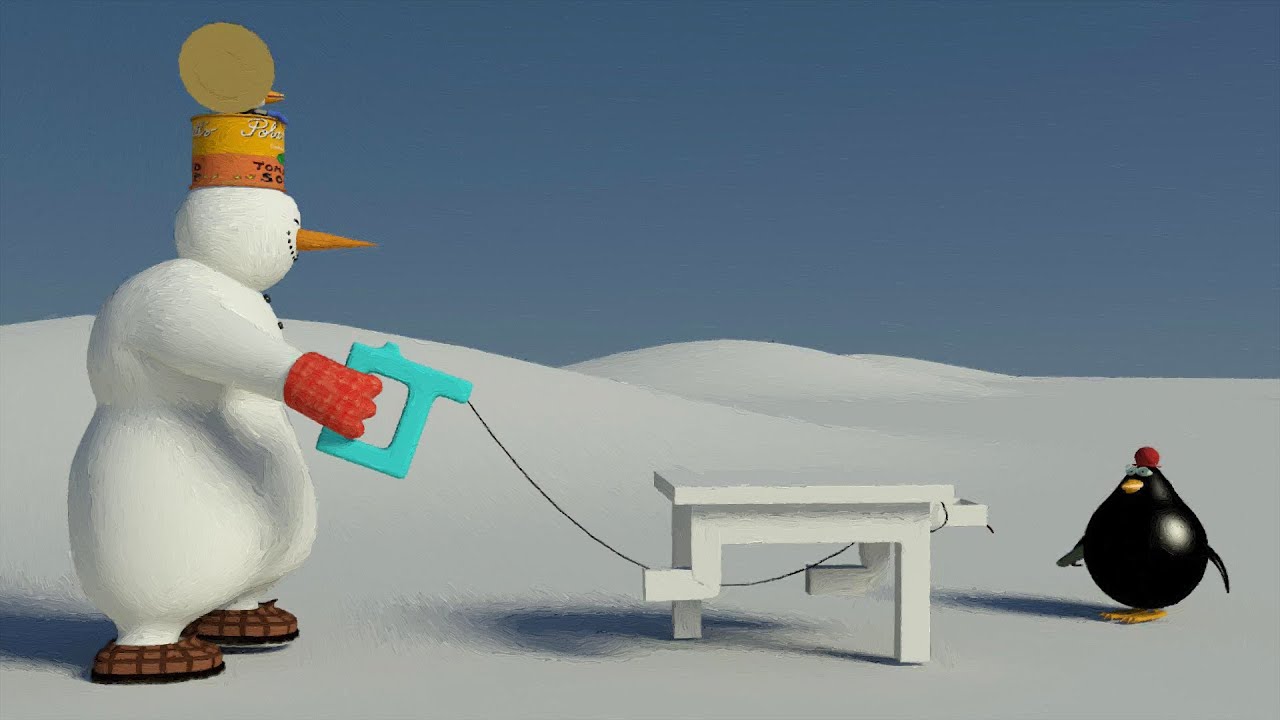 Albi the Snowman ⛄ Episode 10 🐕 A Table