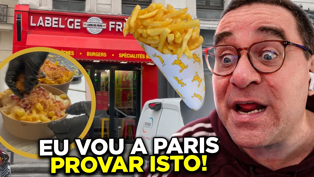 A MELHOR BATATA FRITA QUE VAIS COMER EM PARIS | RIC REAGE