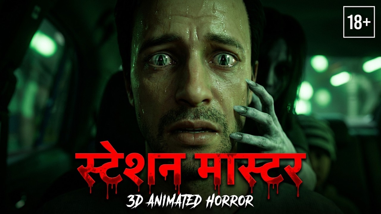 Station Master - Real Horror full Story | 3D Animated Horror Story (Hindi) | Horror Tales