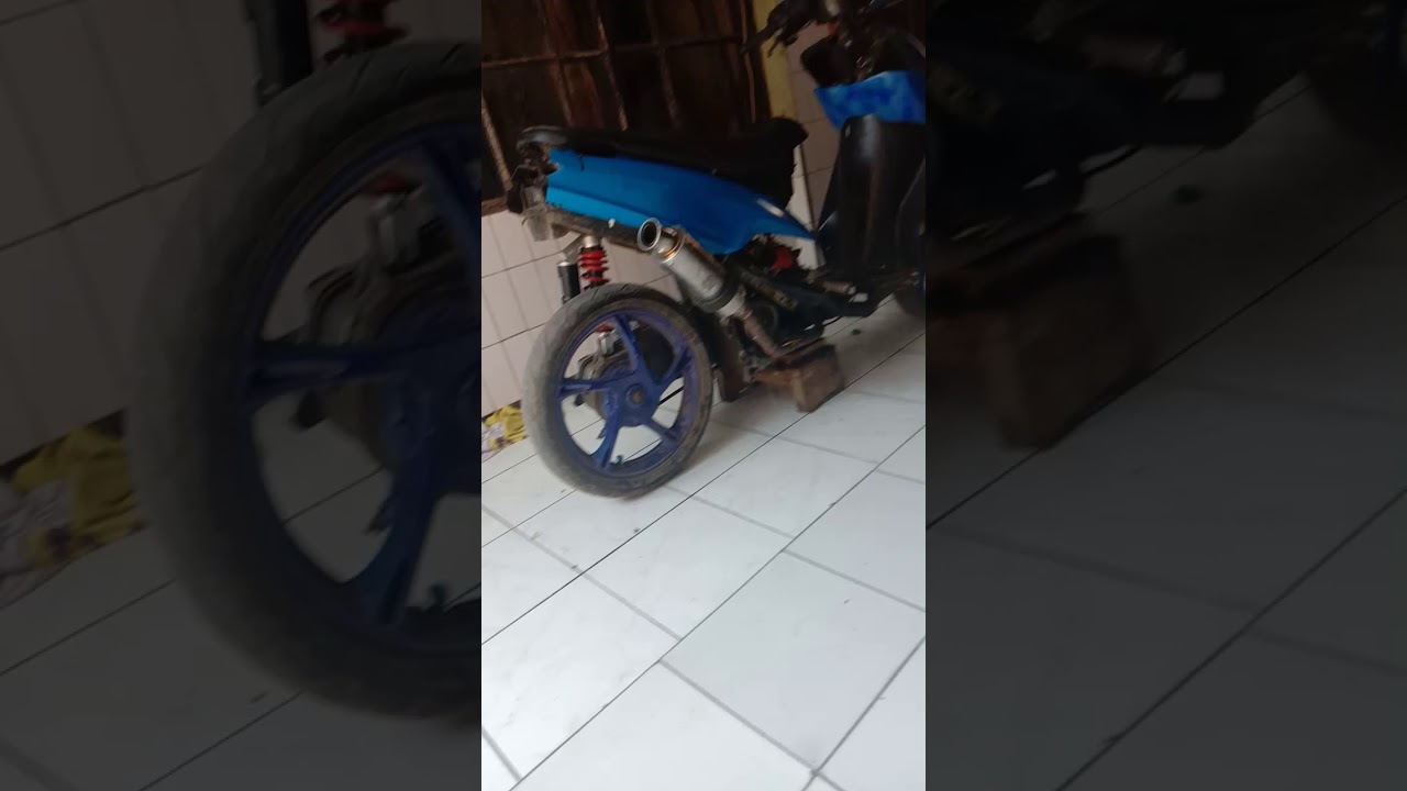uji coba kenalpot CLD C2 di Mio spek 130cc