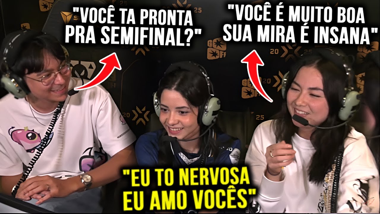 LISSA e DAIKI FORAM ENTREVISTADAS POR TENZ e KYEDAE APÓS AMASSAREM NO MUNDIAL!
