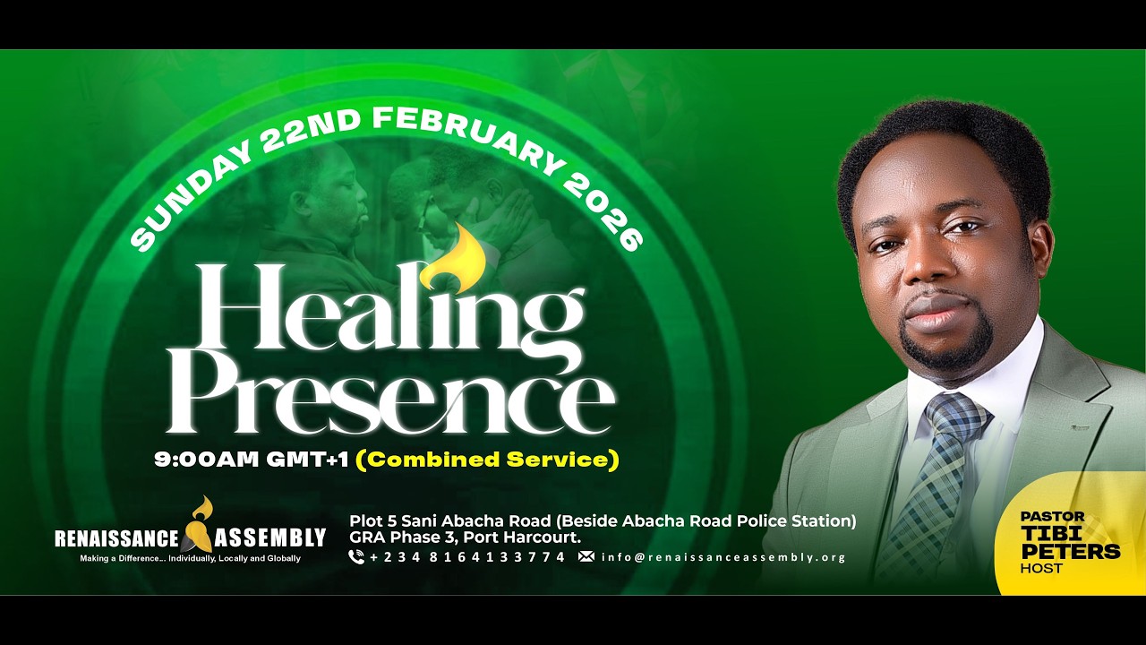 HEALING PRESENCE - SUNDAY 22ND FEBRUARY 2026