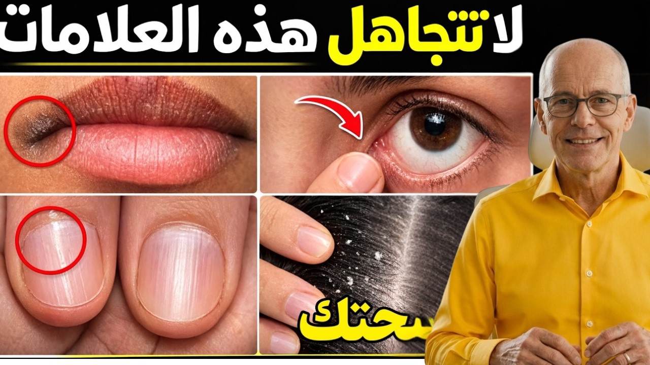 10 علامات يرسلها جسمك تدل على نقص الفيتامينات والمعادن – انتبه لها