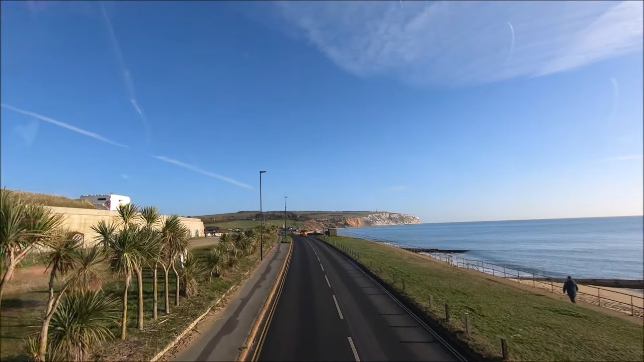 Southern Vectis Bus Cam - Route 8 - Sandown To St Helens - Isle Of Wight - January 2022 | kittikoko