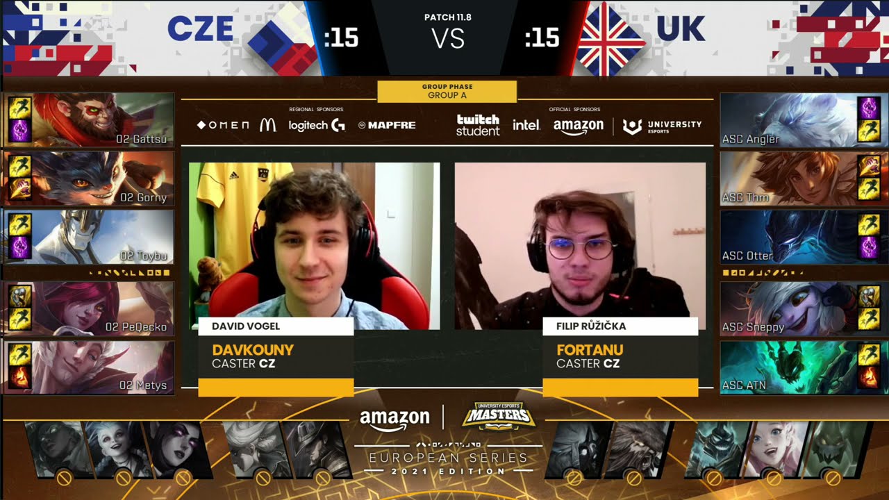 Mendelu vs Ascended @ University Esport Masters