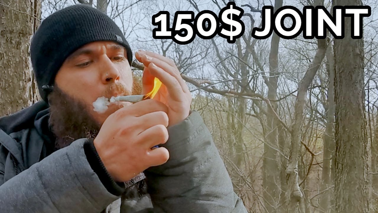 SMOKING A 150$ JOINT (420 sesh)