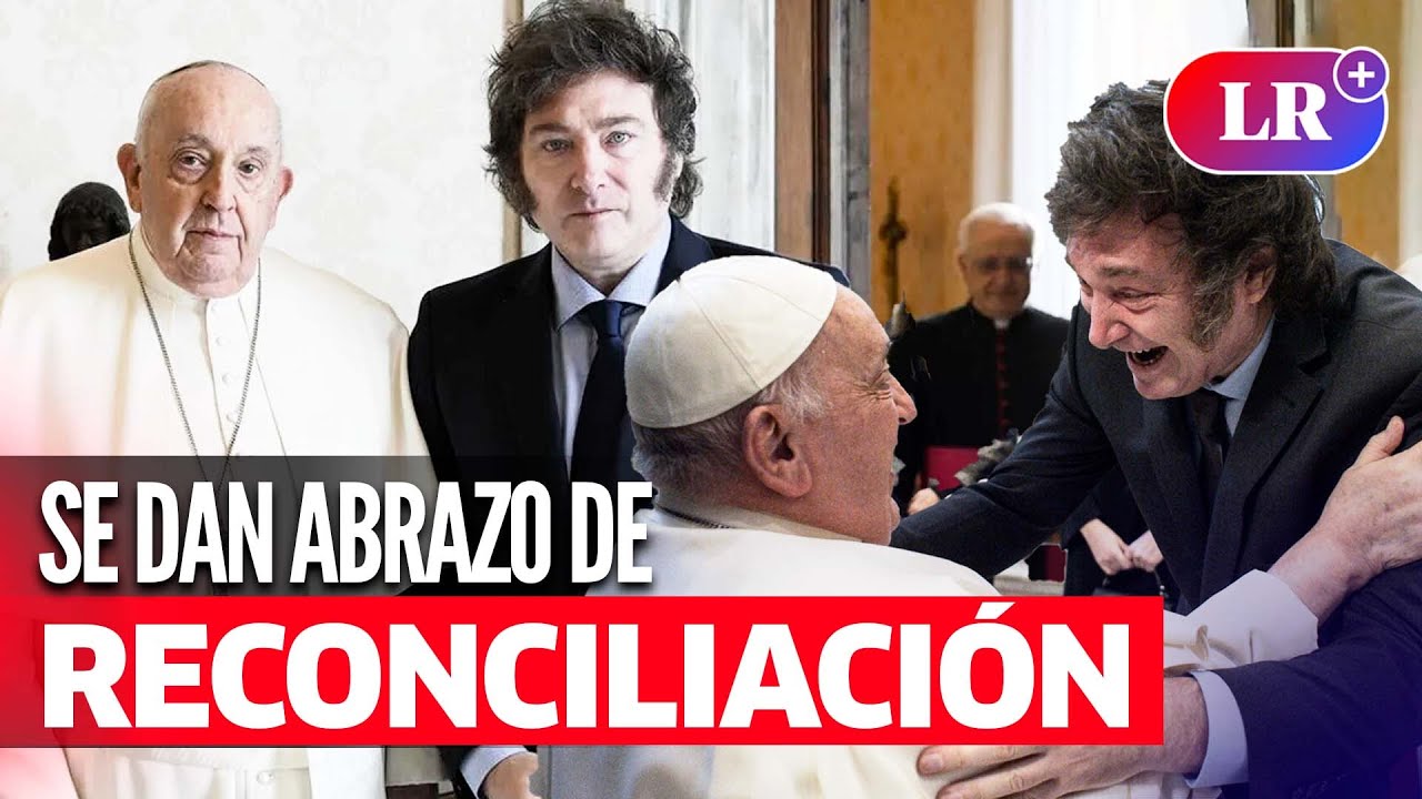 Así fue el ENCUENTRO entre el PAPA FRANCISCO y JAVIER MILEI en el VATICANO