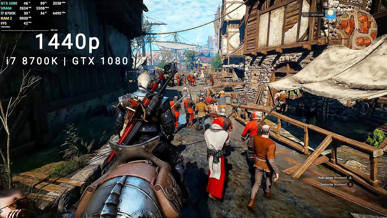 The Witcher 3 Next Gen Update | 1440p | i7 8700K | GTX 1080 | ULTRA+ Settings | PERFORMANCE TEST