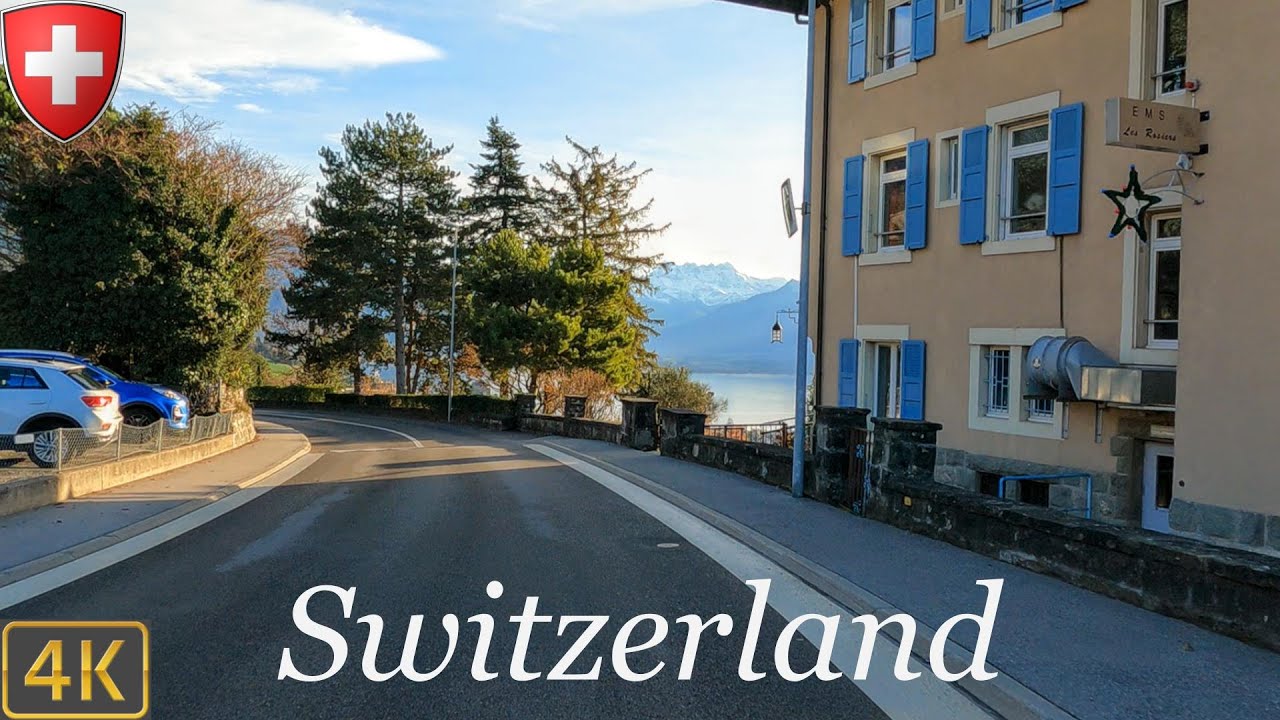 Driving Switzerland 🇨🇭 | From Blonay to Glion 4K