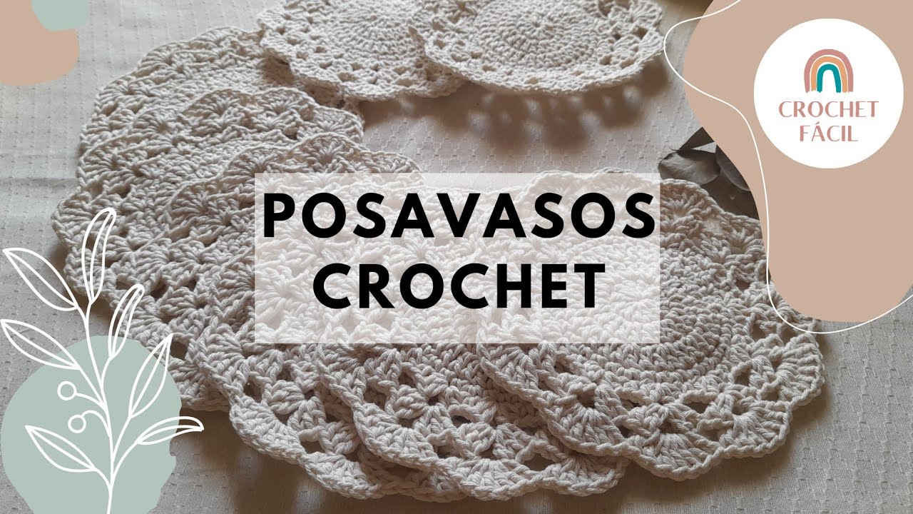 Posavasos crochet! Super fáciles! Tips y trucos de tejido! 🧶❤️ #crochet #tutorial #emprendimiento
