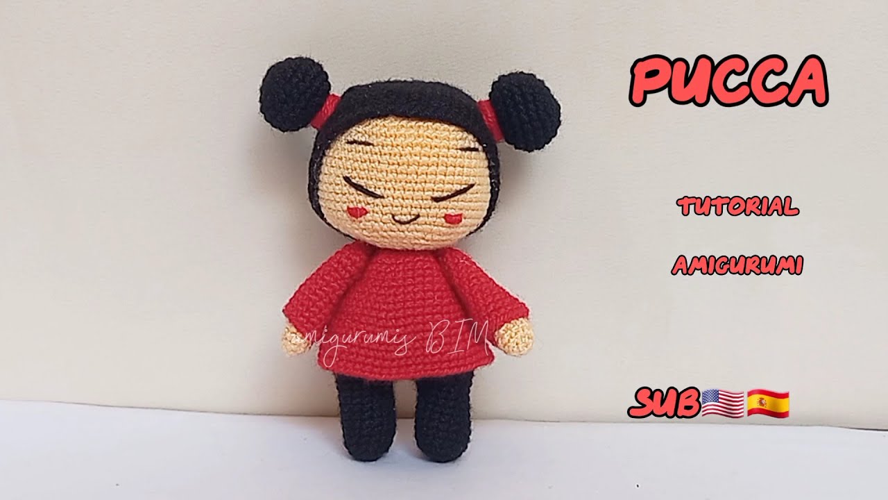 PUCCA #amigurumi #easy #tutorial SUB ING - ESP